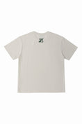 Load image into Gallery viewer, LERROI WHITE NECKLINE WORD T-SHIRT WHITE
