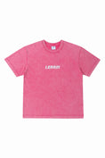 Load image into Gallery viewer, LERROI PINK LION PRINT WASHED T-SHIRT PINK
