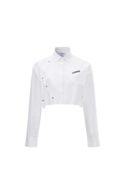 LERROI WHITE DECONSTRUCTED SHIRT WHITE