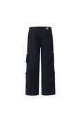 Load image into Gallery viewer, LERROI BLACK RIVET DETAIL BLACK JEAN BLACK
