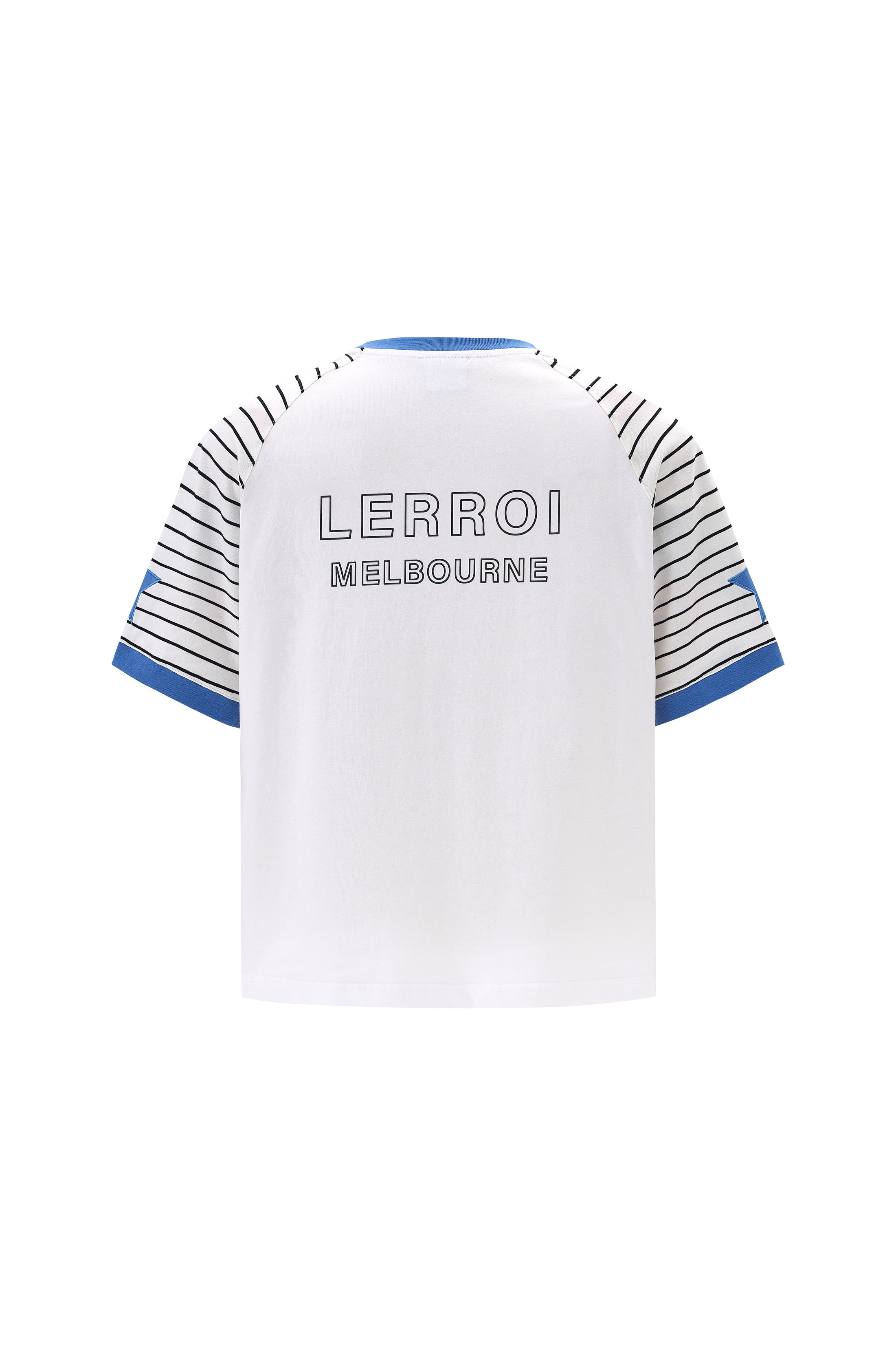 LERROI WHITE PATCHWORK STAR BUNNY T-SHIRT WHITE