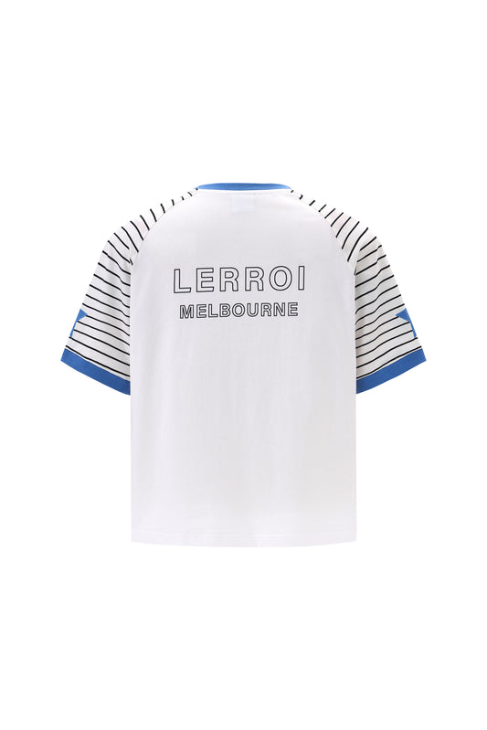 LERROI WHITE PATCHWORK STAR BUNNY T-SHIRT WHITE
