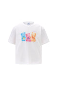 Load image into Gallery viewer, LERROI WHITE BLURRY BEAR TEE WHITE
