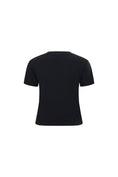 Load image into Gallery viewer, LERROI BLACK CAT PRINTED T-SHIRT BLACK
