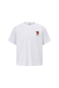 Load image into Gallery viewer, LERROI WHITE FOOTBALL LION T-SHIRT WHITE
