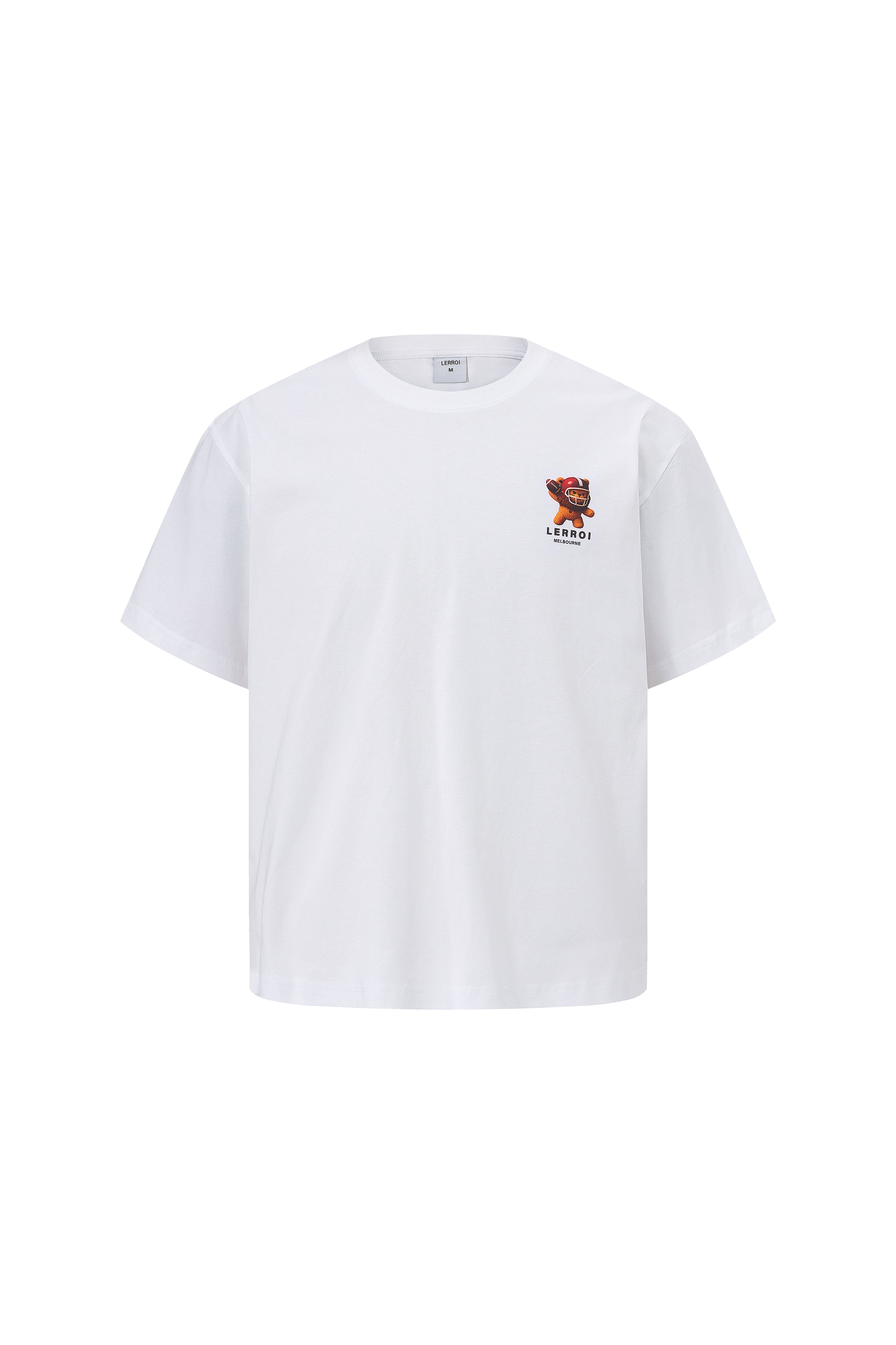 LERROI WHITE FOOTBALL LION T-SHIRT WHITE