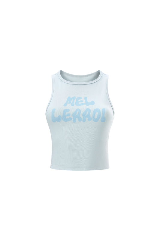 LERROI BLUE LOGO PRINT VEST BLUE