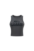 Load image into Gallery viewer, LERROI BLACK LOGO PRINT VEST BLACK
