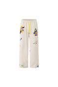 Load image into Gallery viewer, LERROI WHITE OIL PAINTED PANT WHITE
