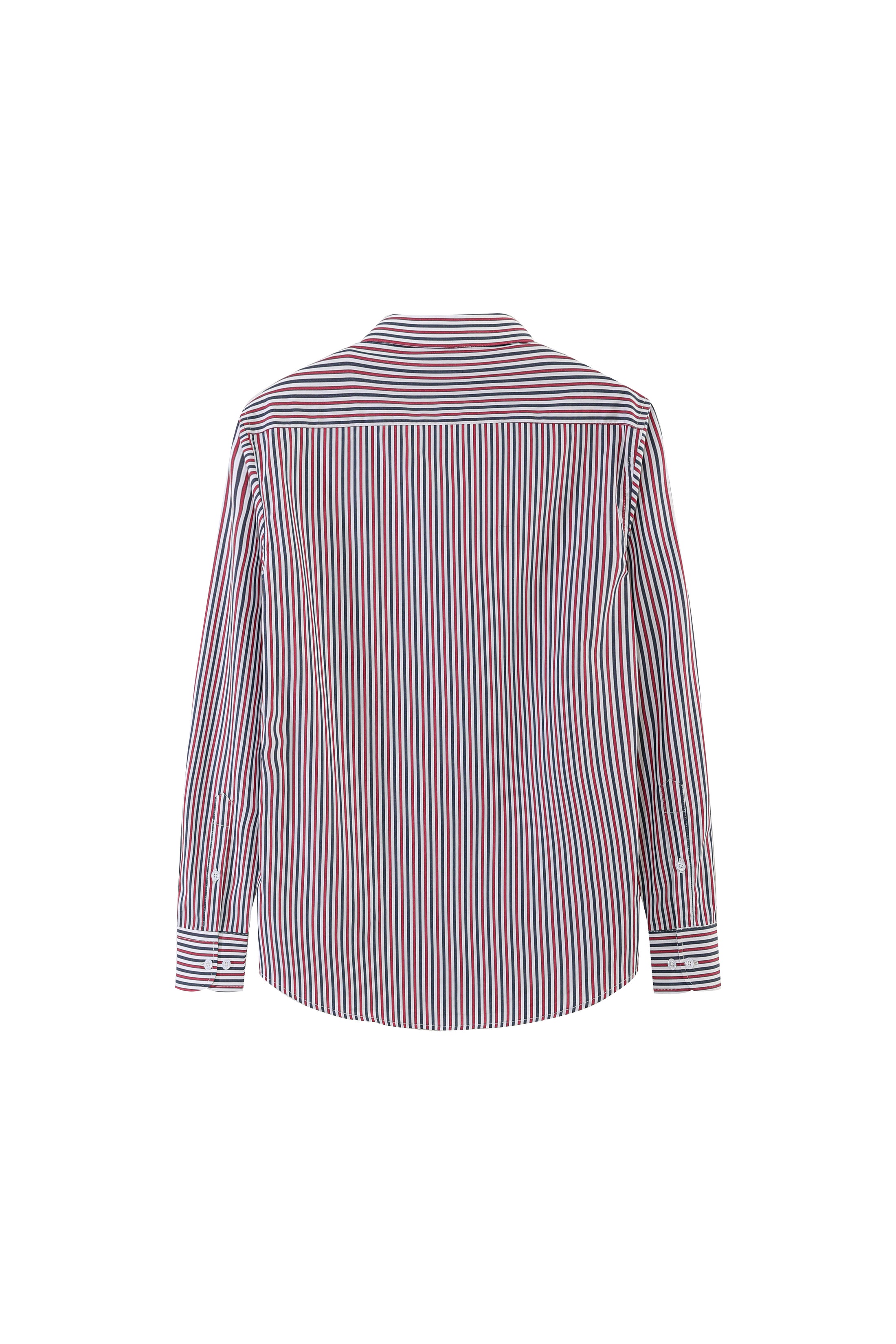 LERROI RED STRIPE SILM FIT SHIRT RED