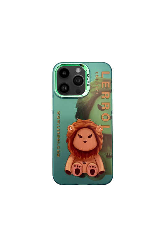 LERROI GREEN COL LION PHONE CASE GREEN