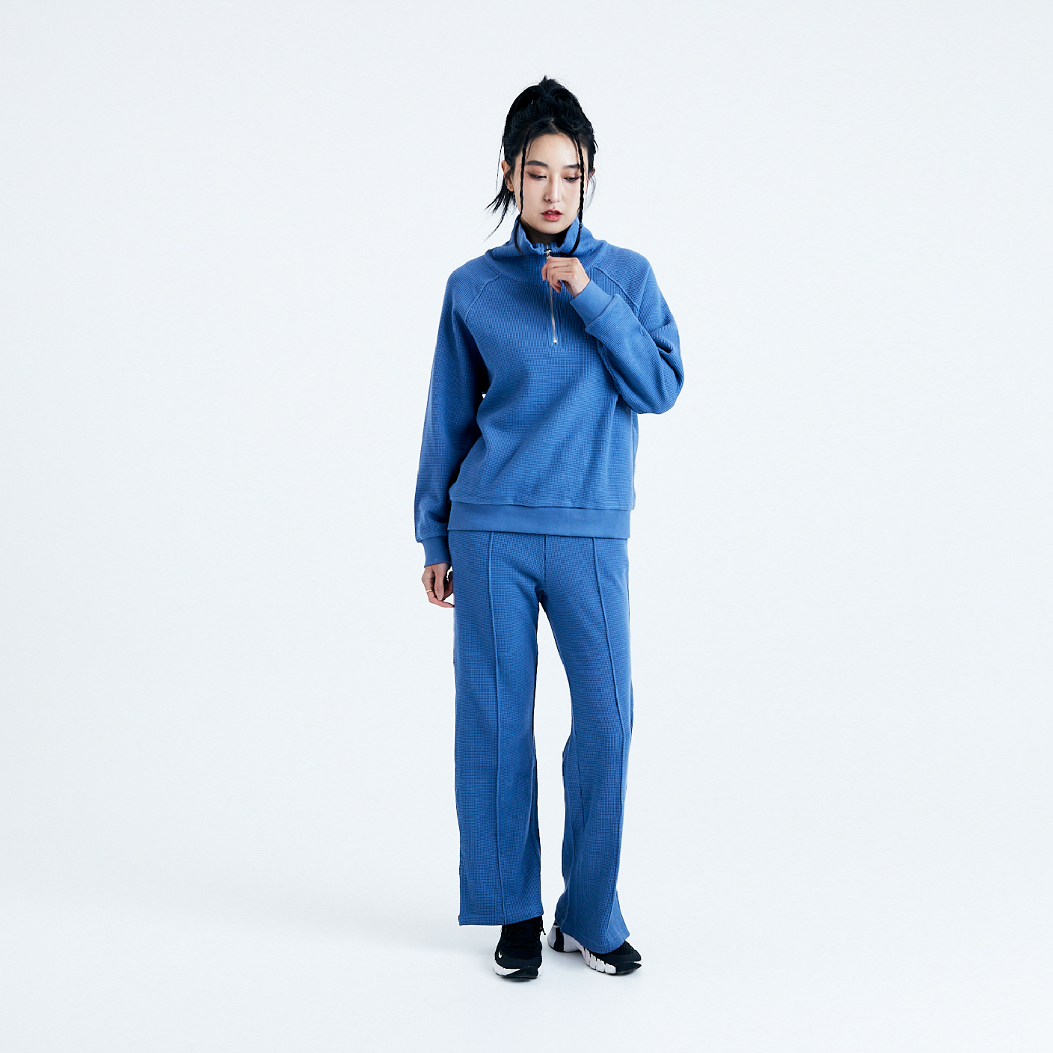 LERROI BLUE SILM SWEATPANT BLUE