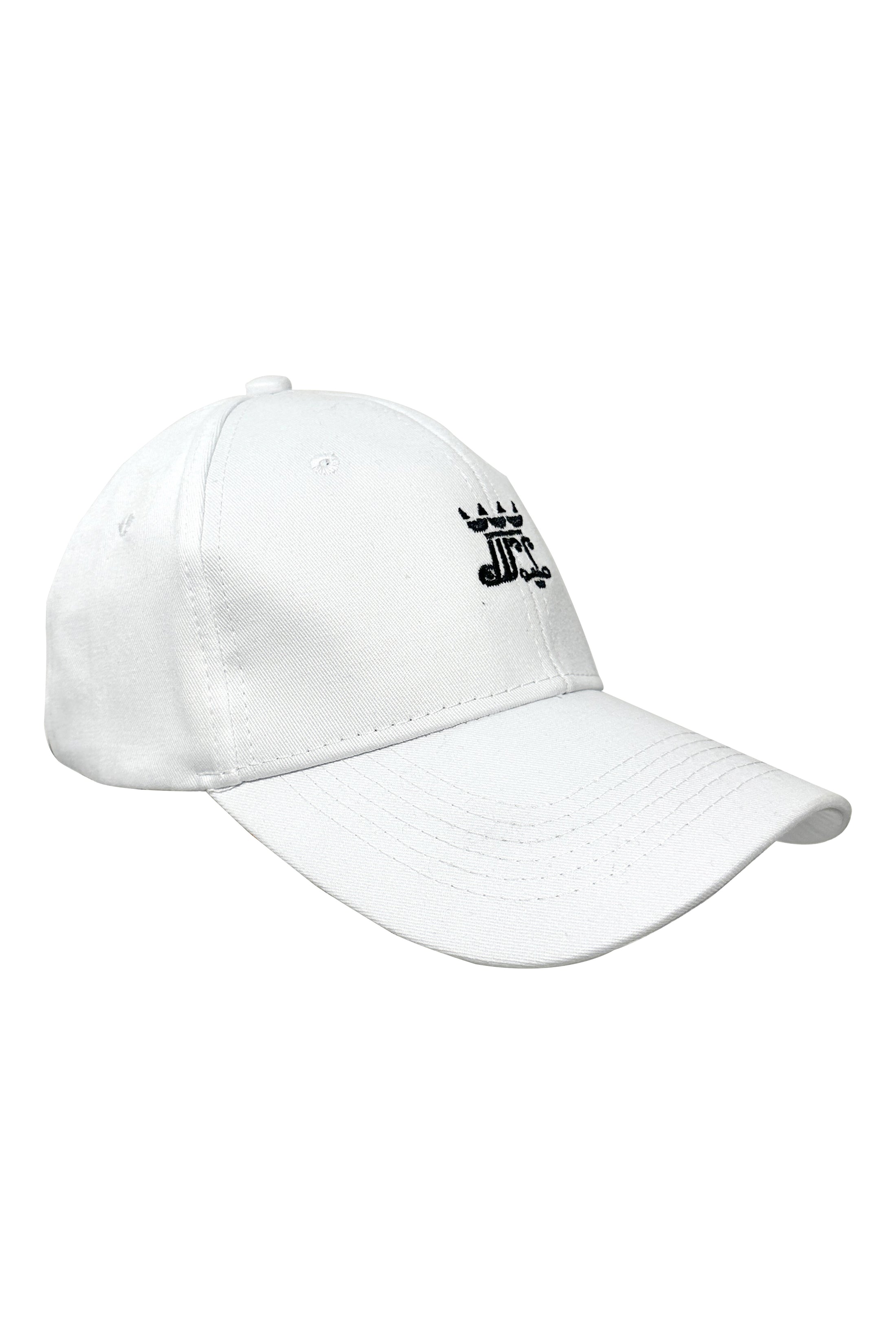 LERROI WHITE EMBROIDERY KING HAT WHITE