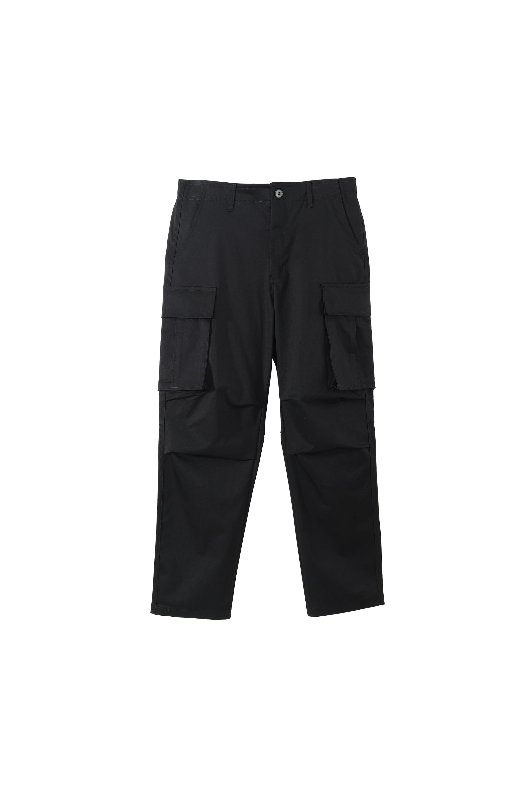 LERROI BLACK COTTON CARGO PANT BLACK