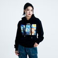 Load image into Gallery viewer, LERROI BLACK OIL PAT PRI HOODIE BLACK
