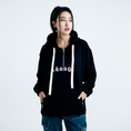 Load image into Gallery viewer, LERROI BLACK LOGO PRINTED HOODIE BLACK
