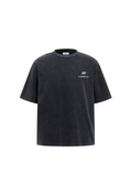 Load image into Gallery viewer, LERROI BLACK TAPE PRINT T-SHIRT BLACK
