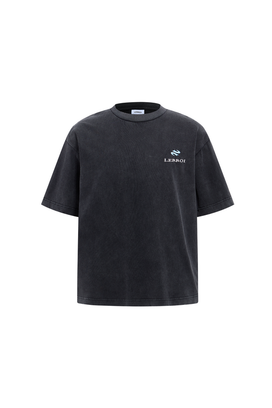 LERROI BLACK TAPE PRINT T-SHIRT BLACK