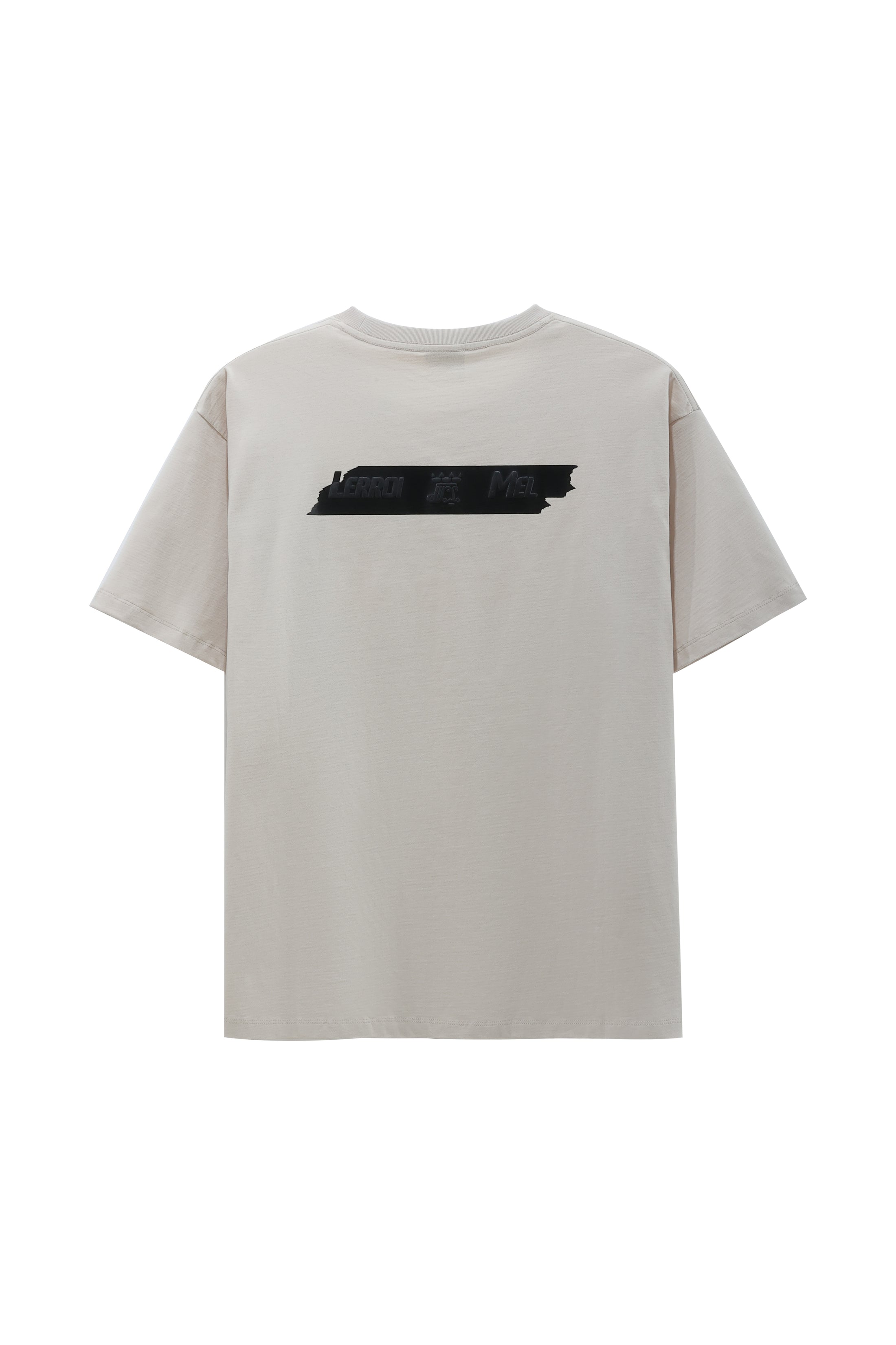 LERROI CREAM 3D LOGO PRINT T-SHIRT CREAM