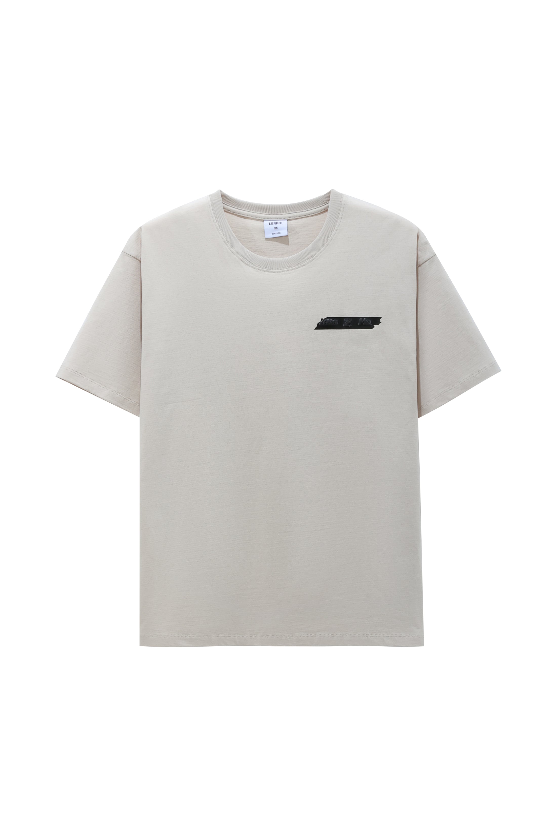 LERROI CREAM 3D LOGO PRINT T-SHIRT CREAM