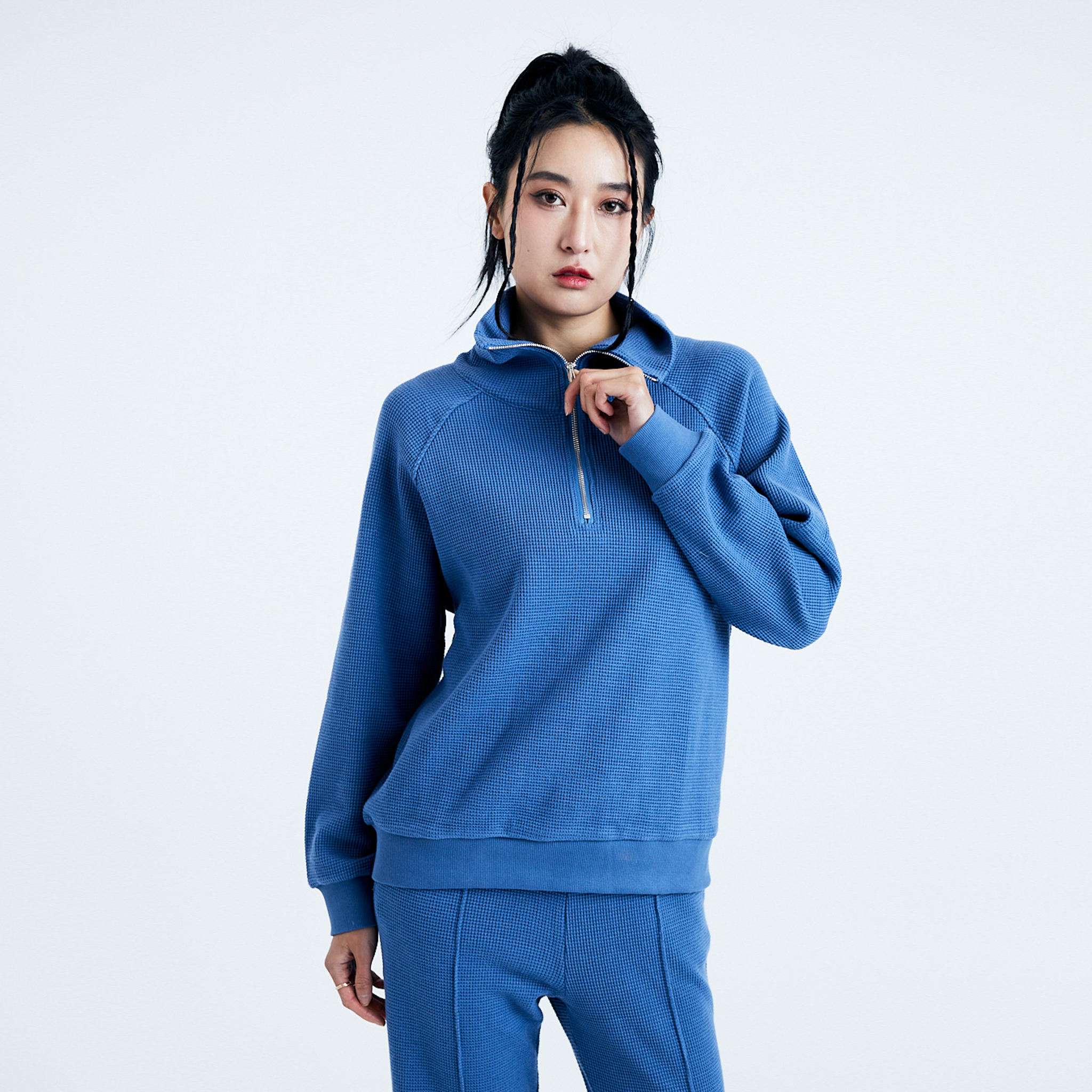 LERROI BLUE SILM SWEATSHIRT BLUE