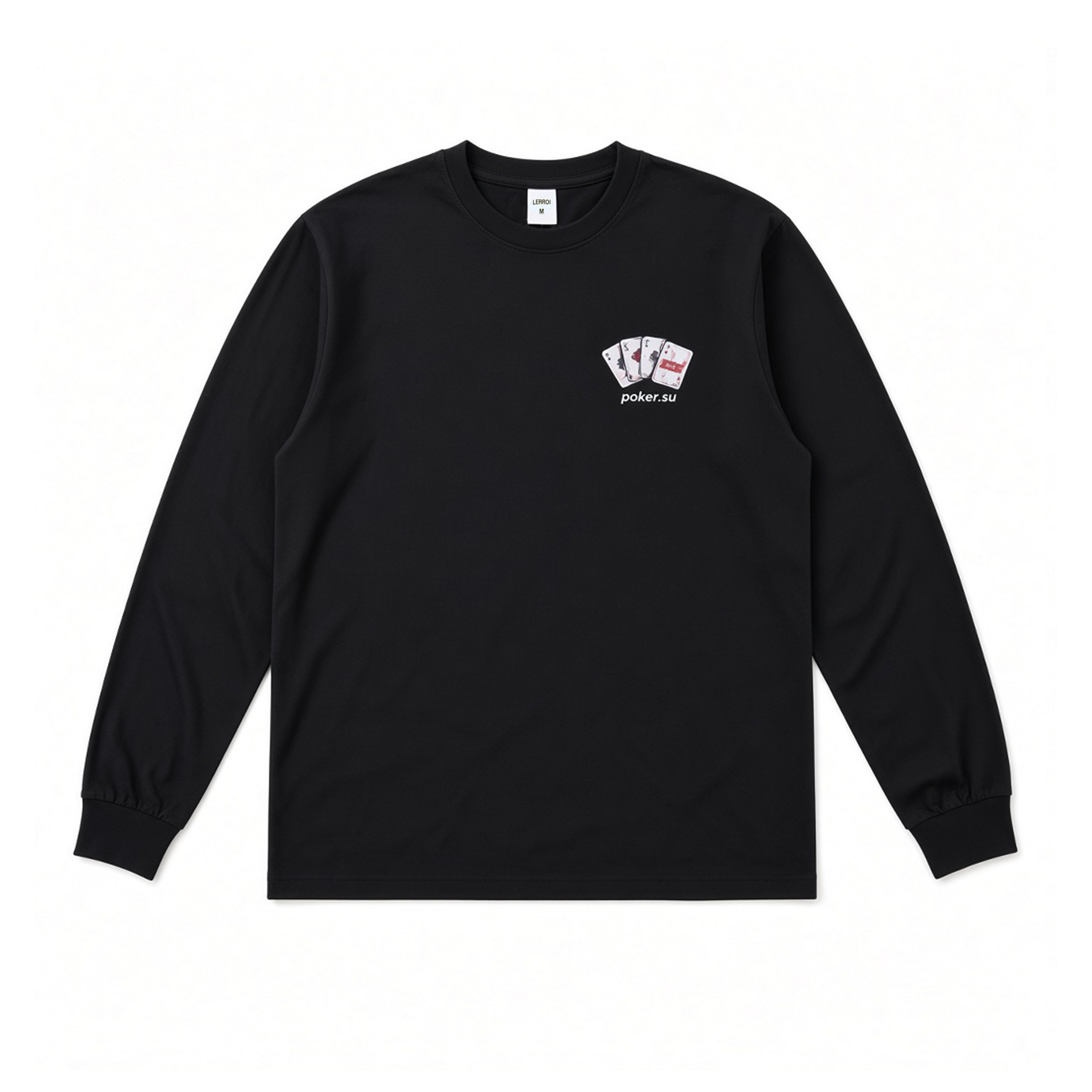 BLACK POKER CARD T-SHIRT