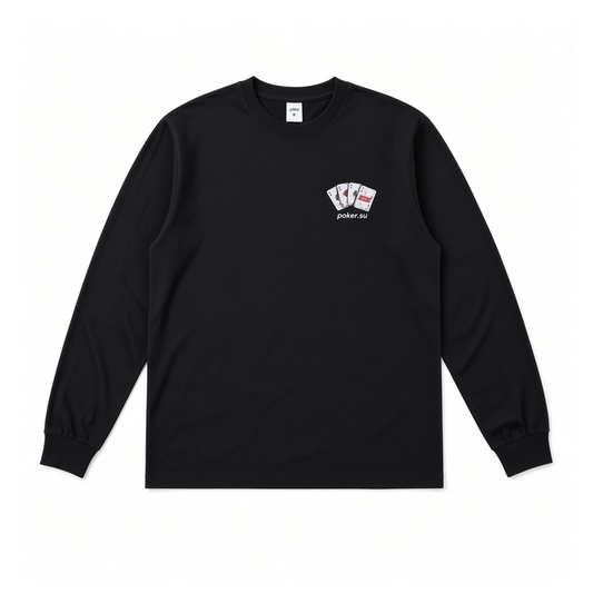 BLACK POKER CARD T-SHIRT