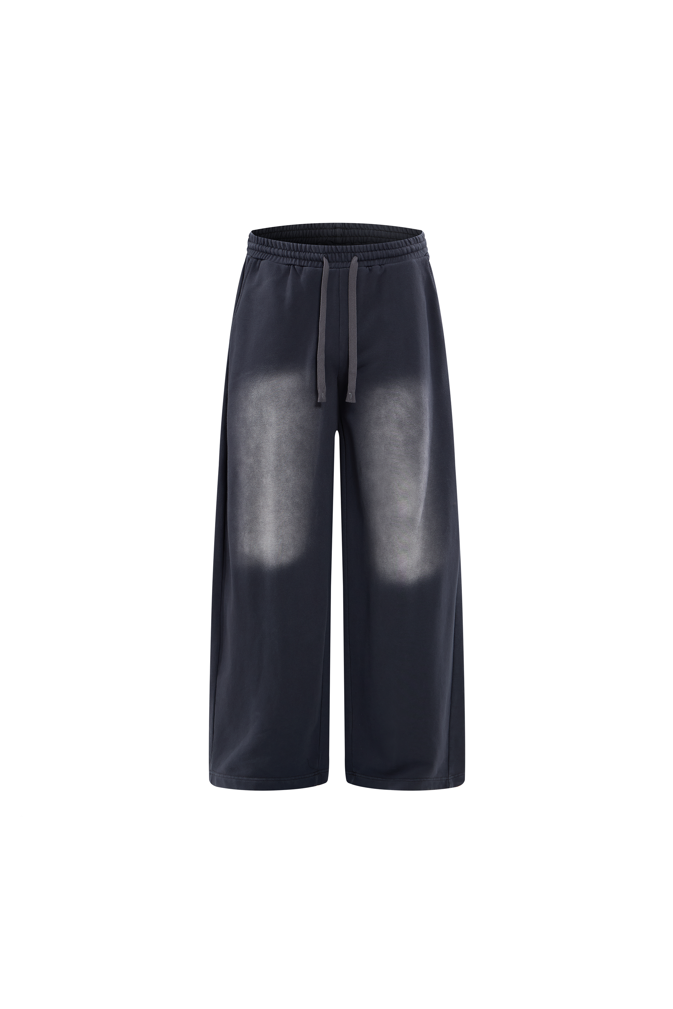 LERROI GREY URBAN WASHED WIDE-LEG PANTS GREY