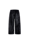 Load image into Gallery viewer, LERROI BLACK SOFT FLEECE PANEL PANTS BLACK
