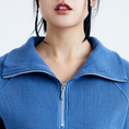 Load image into Gallery viewer, LERROI BLUE SILM SWEATSHIRT BLUE
