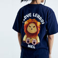 Load image into Gallery viewer, LERROI BLUE LOVE WORD T-SHIRT BLUE
