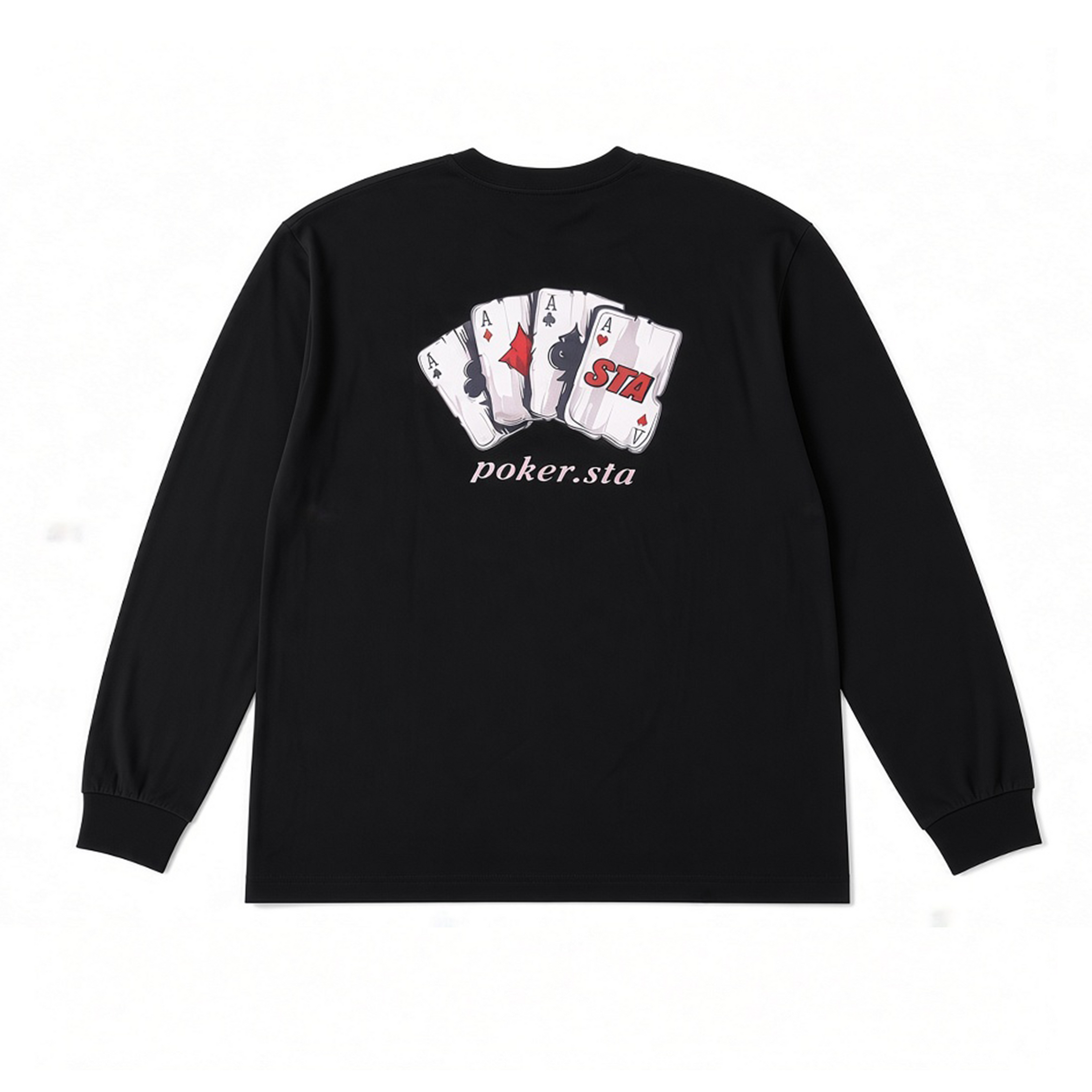 BLACK POKER CARD T-SHIRT