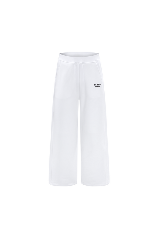 LERROI WHITE RELAXED FIT CO-ORD SWEATPANTS WHITE