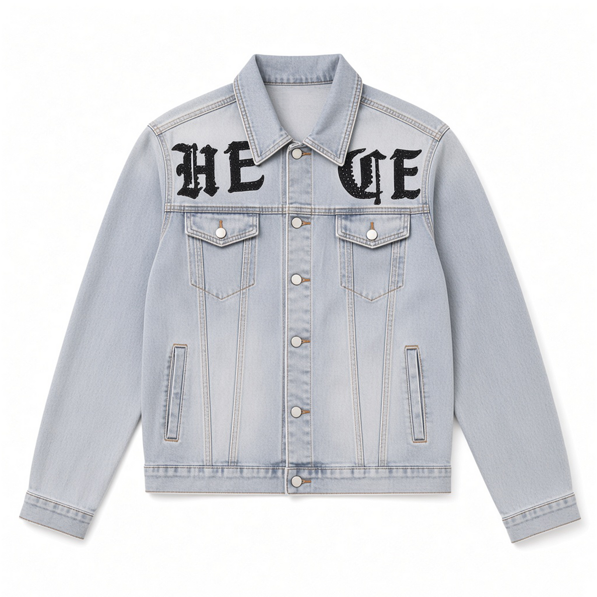 GREY RHINESTONE TIGER JACKET