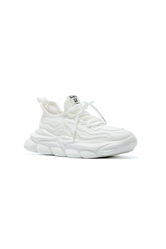 LERROI WHITE LOW TOP SPORT SNEAKER WHITE