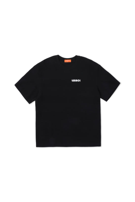 LERROI BLACK MIX FABR T-SHIRT BLACK