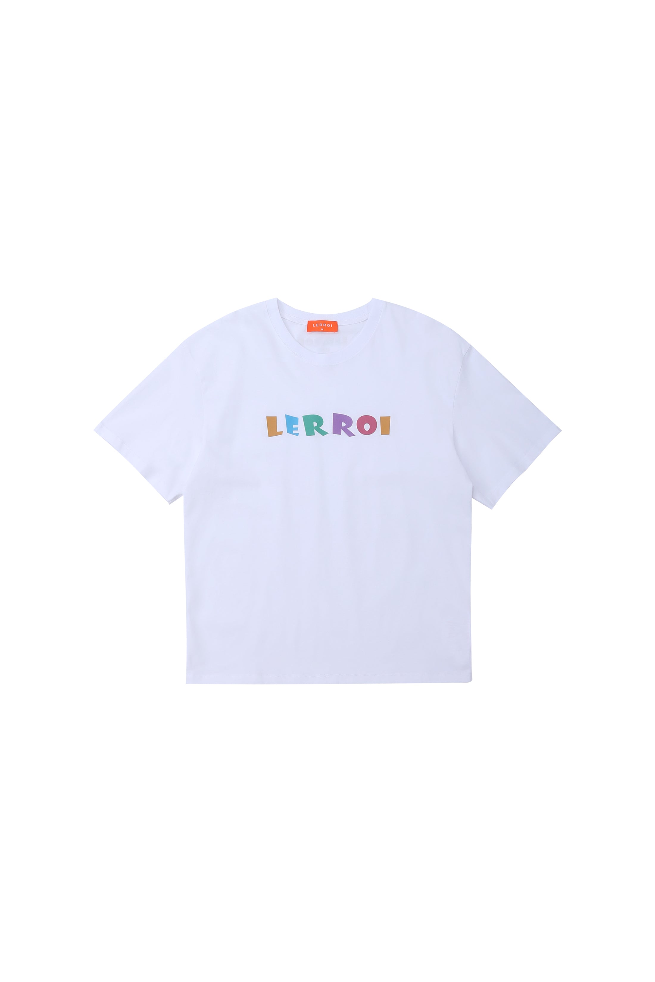 LERROI WHITE CARTOON WORD T-SHIRT WHITE