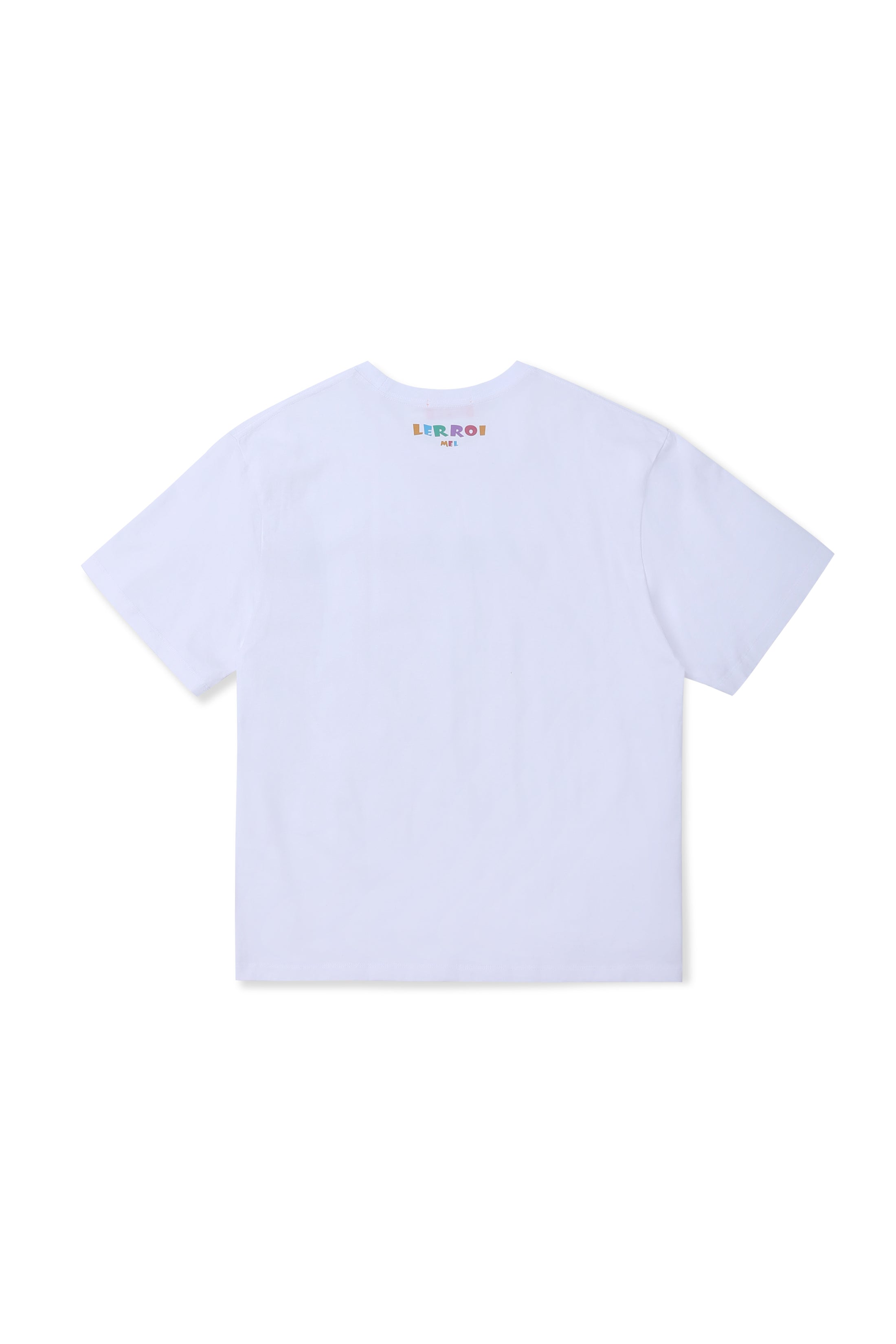 LERROI WHITE CARTOON WORD T-SHIRT WHITE