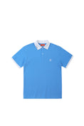 Load image into Gallery viewer, LERROI BLUE MIX COL POLO BLUE
