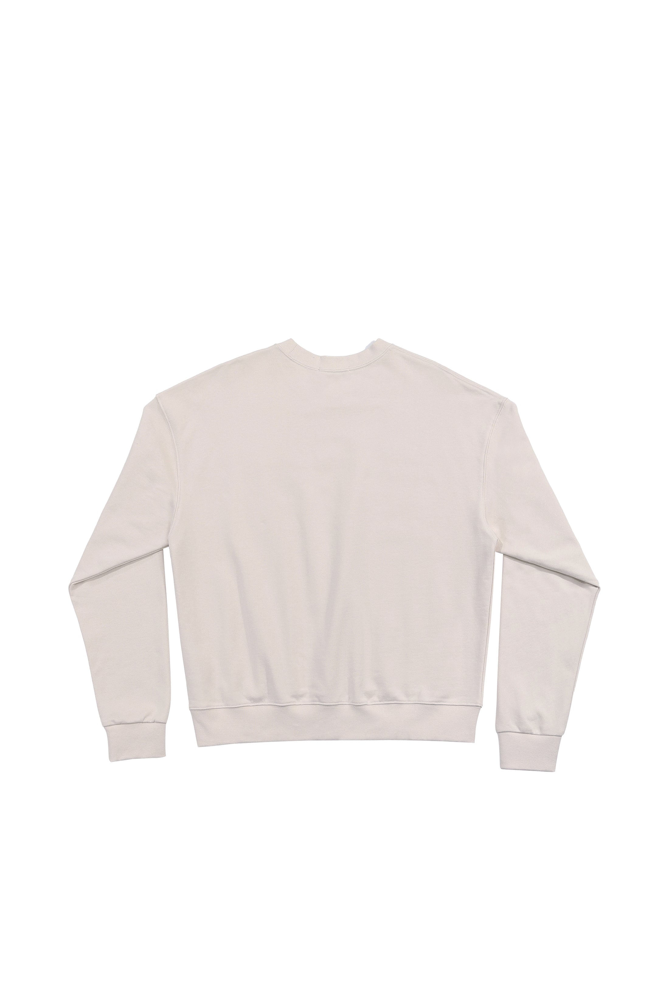 LERROI CREAM BOX LETTER SWEATSHIRT CREAM