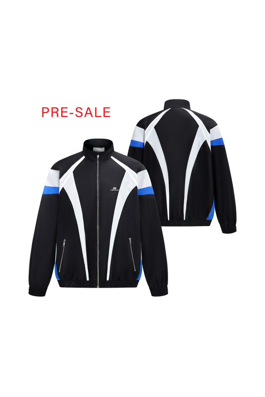 LERROI BLACK NYLON PATCHWORK JACKET BLACK