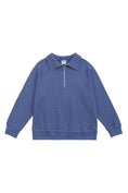 Load image into Gallery viewer, LERROI BLUE SILM SWEATSHIRT BLUE
