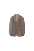 Load image into Gallery viewer, LERROI BROWN CHECK SLIM FIT BLAZER BROWN
