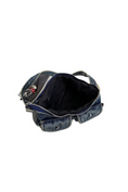 Load image into Gallery viewer, BLUE WASHED UTILITY DENIM SLING BAG BLUE
