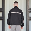 Load image into Gallery viewer, LERROI BLACK REFLECTIVE TAPE UTILITY JACKET BLACK
