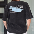 Load image into Gallery viewer, LERROI BLACK TAPE PRINT T-SHIRT BLACK
