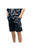 Load image into Gallery viewer, LERROI BLACK COTTON CARGO SHORT BLACK
