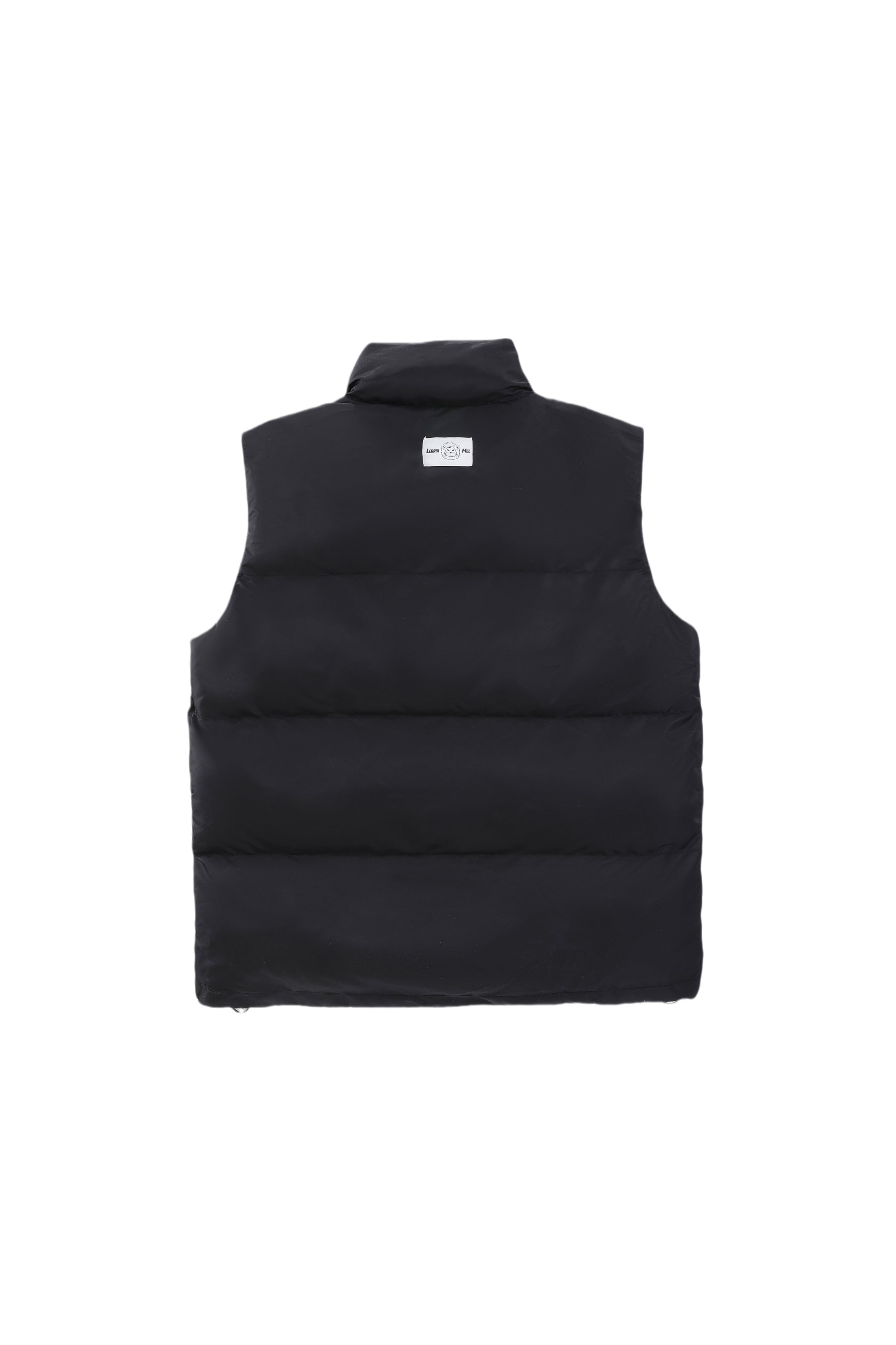 LERROI BLACK COTTON-FILLED NYLON VEST BLACK