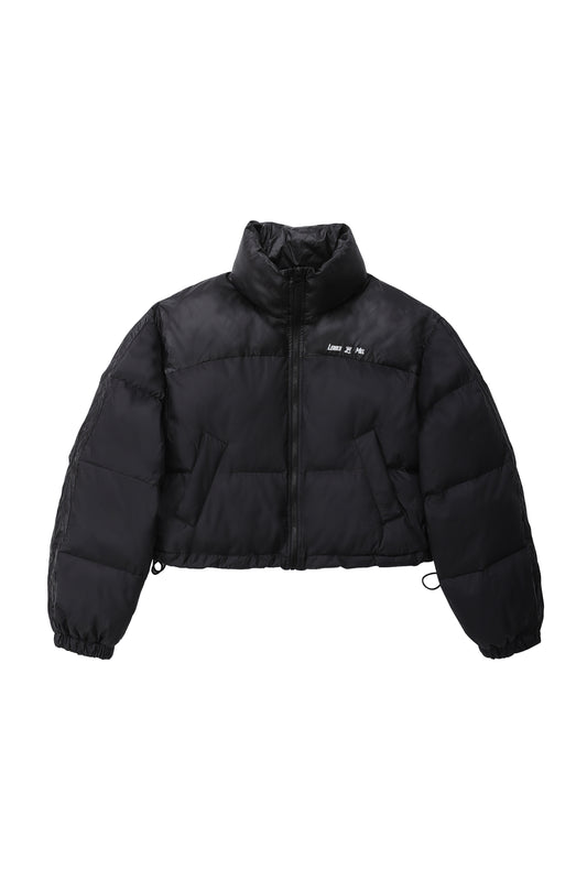 LERROI BLACK COTTON-FILLED SHORT CUT JACKET BLACK