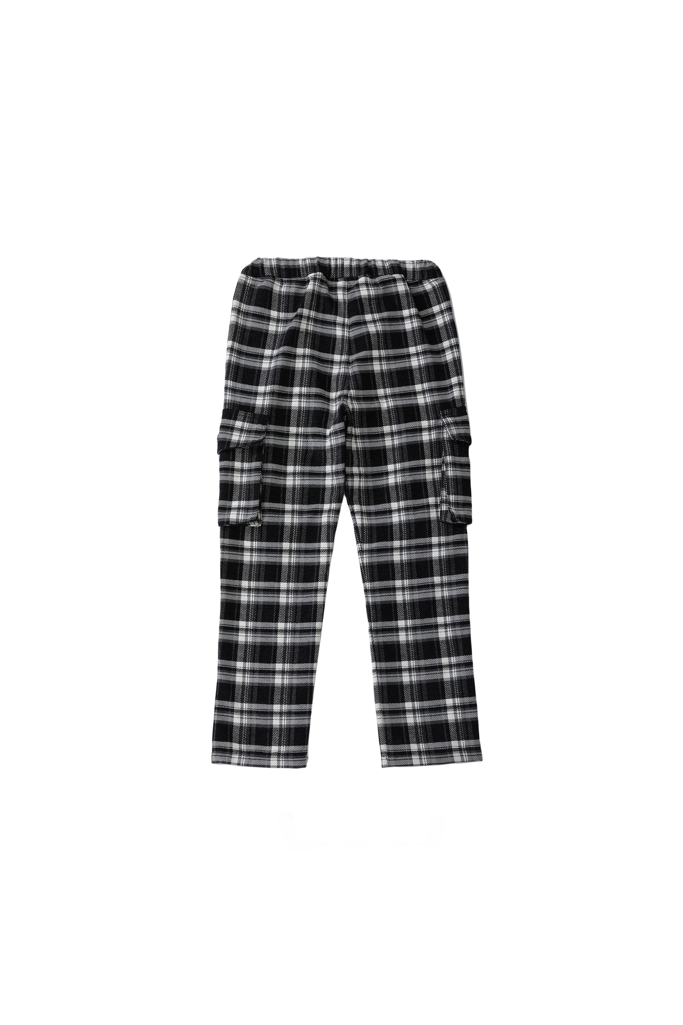 LERROI BLACK POCKET CHECK SWEATPANT BLACK